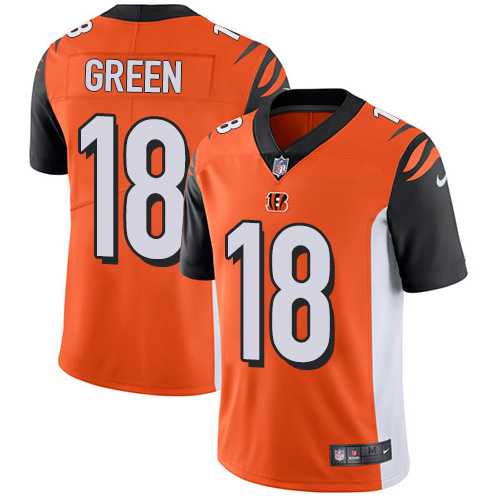 Nike Cincinnati Bengals #18 A.J. Green Orange Alternate NFL Vapor Untouchable Limited Jersey,We sell and wholesale Nike Cincinnati Bengals #18 A.J. Green Orange Alternate NFL Vapor Untouchable Limited Jersey on line form chian!